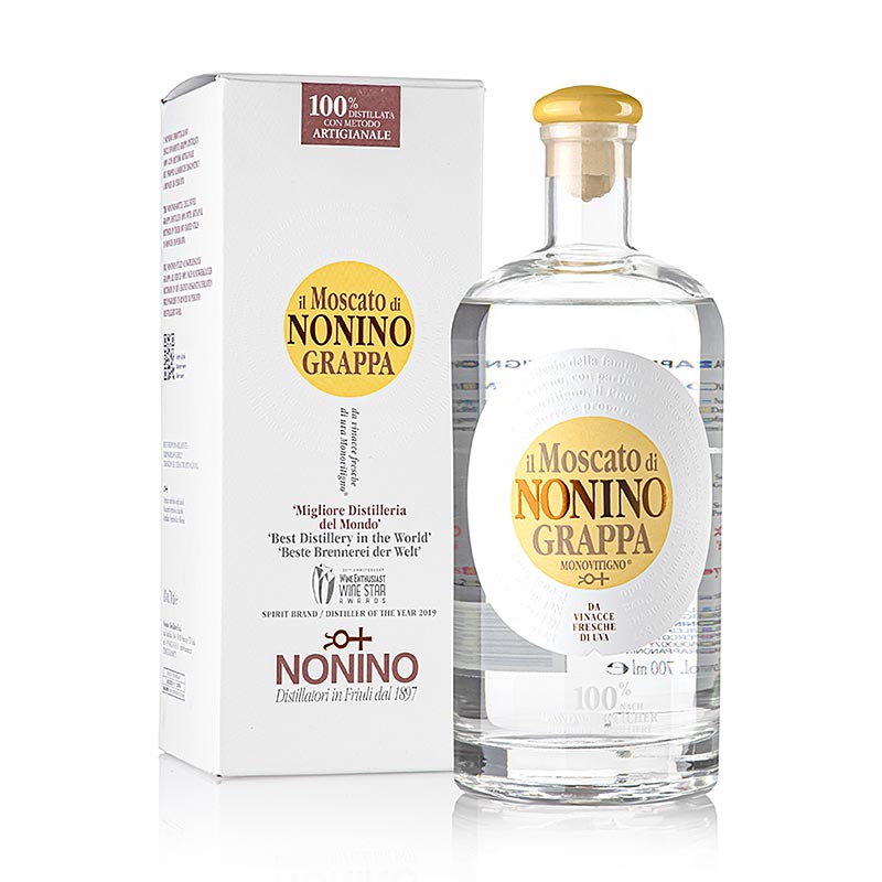 Grappa Monovitigno Il Moscato, druvsort grappa, 41% vol., Nonino - 700 ml - Flaska