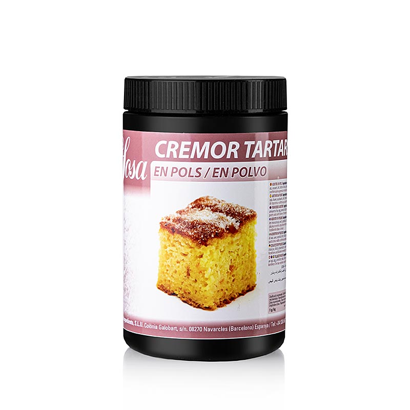 Kaliumtartraat / Tandsteenpoeder / Creme Detartre, E336, Sosa - 1 kg - PE-dosis