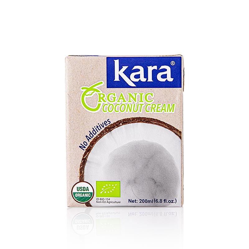 Kara kokosova krema ORGANSKA, 24% udjela masti, organska - 200 ml - Tetra Pak