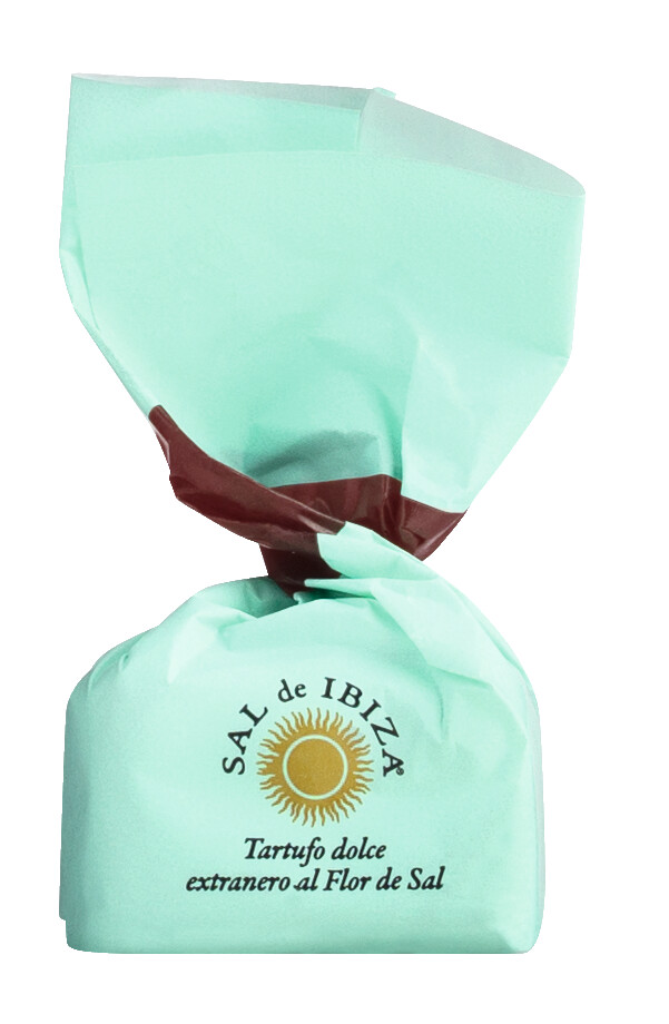 Geschenkdoos Tartufi Extraneri, pralines van pure chocolade, Sal de Ibiza - 100 g - Deel Geschenkdoos Tartufi Extraneri, pralines van pure chocolade, Sal de Ibiza - 100 g - Deel