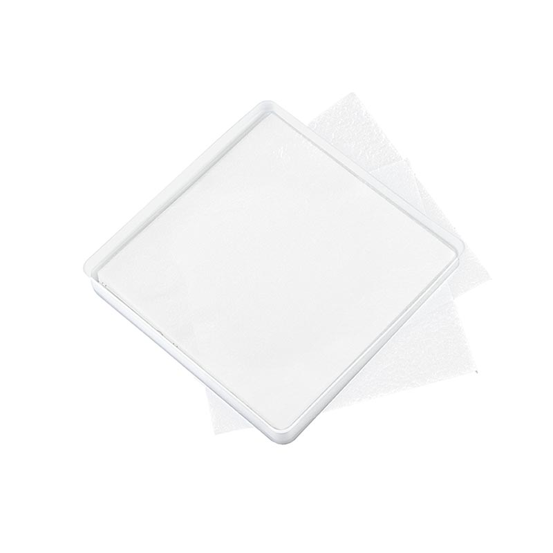 Obulato - galletas de fecula de patata, transparentes, cuadradas, 9x9cm - 200 piezas - Dosis de PE