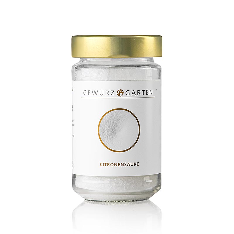 Gewurzgarten Citronska kislina (sredstvo za zakisanje), E330 - 200 g - Steklo