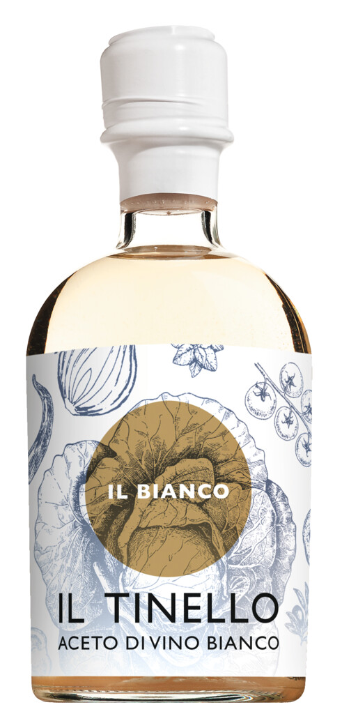 Aceto di vino bianco Il Tinello, Weißweinessig, Il Borgo del Balsamico - 250 ml - Flasche