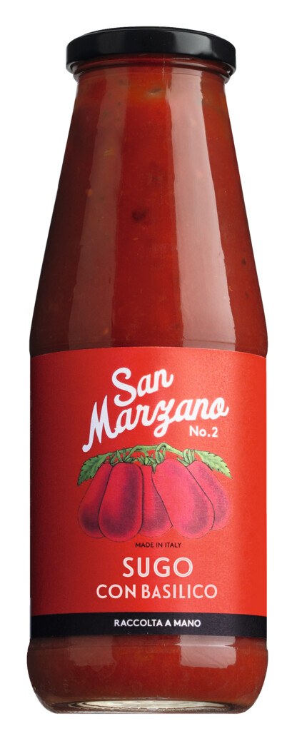 Sugo pronto al basilico, sauce tomate au basilic, Il pomodoro piu buono - 720 ml - Bouteille