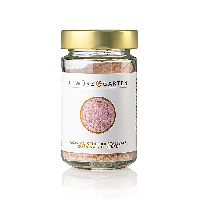 Spice Garden Pakistansk krystal Salt, Pink Salt Flakes - 100 g - glas