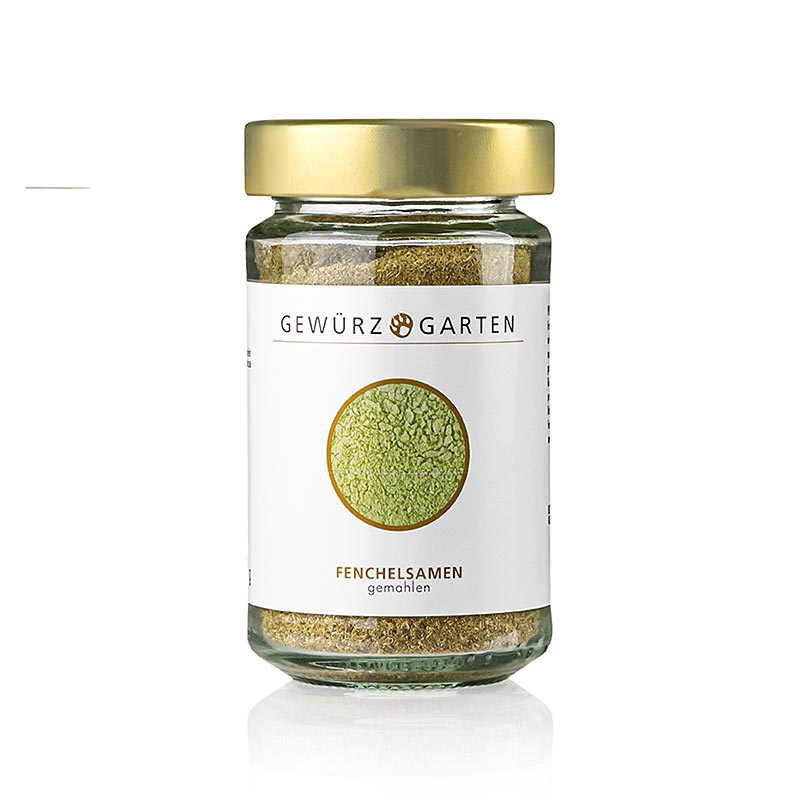 Gewürzgarten Fenchelsamen, gemahlen - 90 g - Glas
