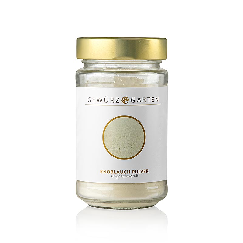 Gewürzgarten Knoblauch - Pulver, ungeschwefelt - 100 g - Glas