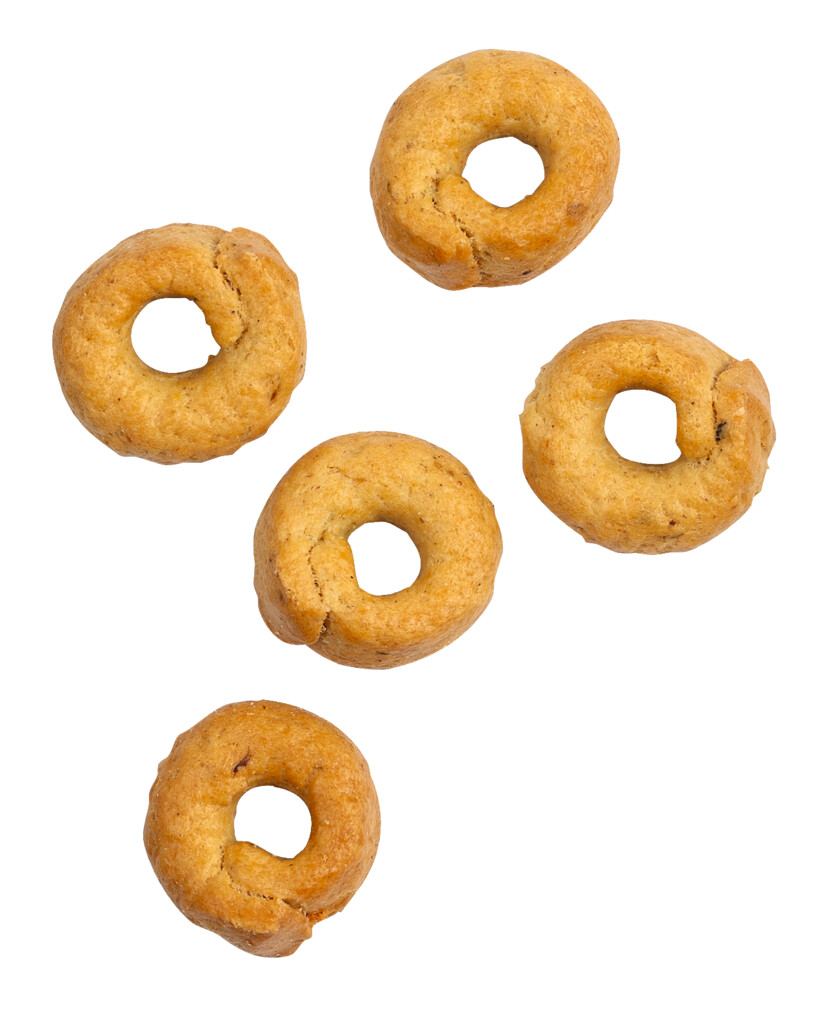 Tarallini Speck e Provola, savory pastries with bacon and cheese, Terre dei Trulli - 230 g - bag