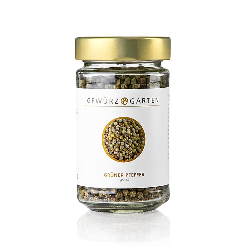 Piper de gradina condimentat, verde, intreg - 75 g - Sticla