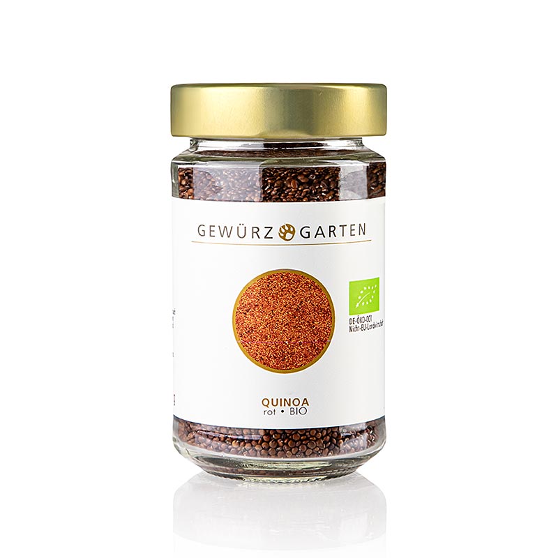 Krydderhave Quinoa, rød, inkaernes mirakelkorn, ØKOLOGISK - 180 g - Glas