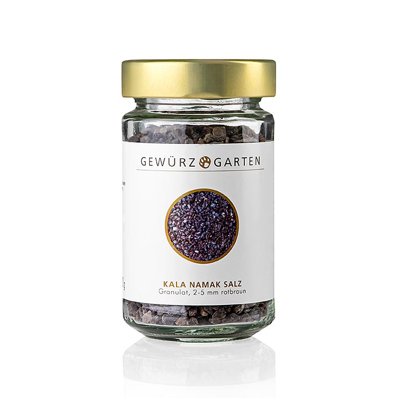Spice Garden Kala - Namak - sul, granule, cervenohnede - 220 g - Sklenka