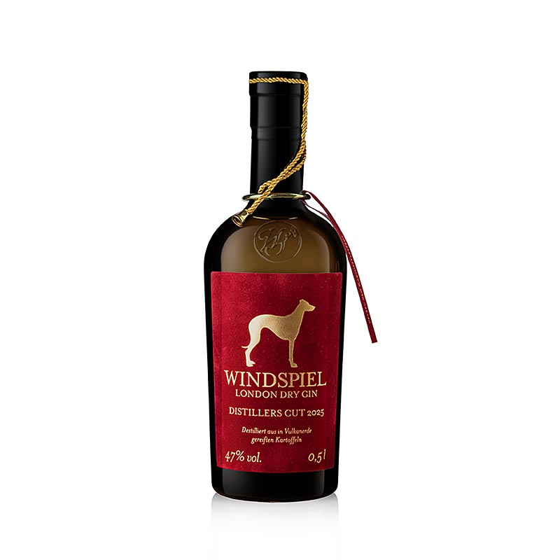 Windspiel 2025 Distillers Cut Premium Dry Gin, 47% vol., Eifel - 500 ml - Ampolla