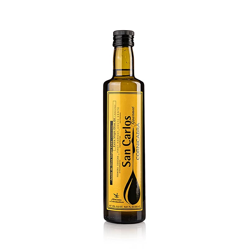 Olio extra vergine di oliva, Pago Baldios San Carlos Gourmet Cornicabra e Arbequina - 500 ml - Bottiglia