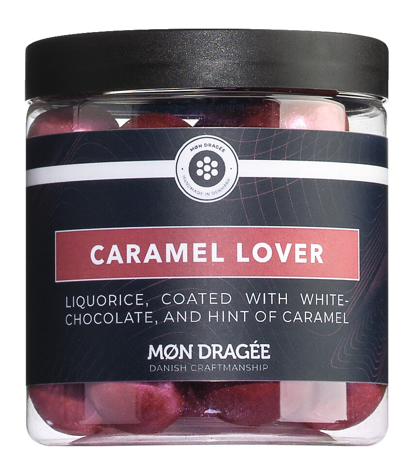 Caramel Lover, liquirizia al cioccolato bianco e gusto caramello, Mon Dragee - 150 grammi - Pezzo
