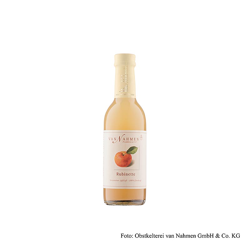 van Nahmen - Suc de poma Rubinette, suc 100% directe - 250 ml - Ampolla