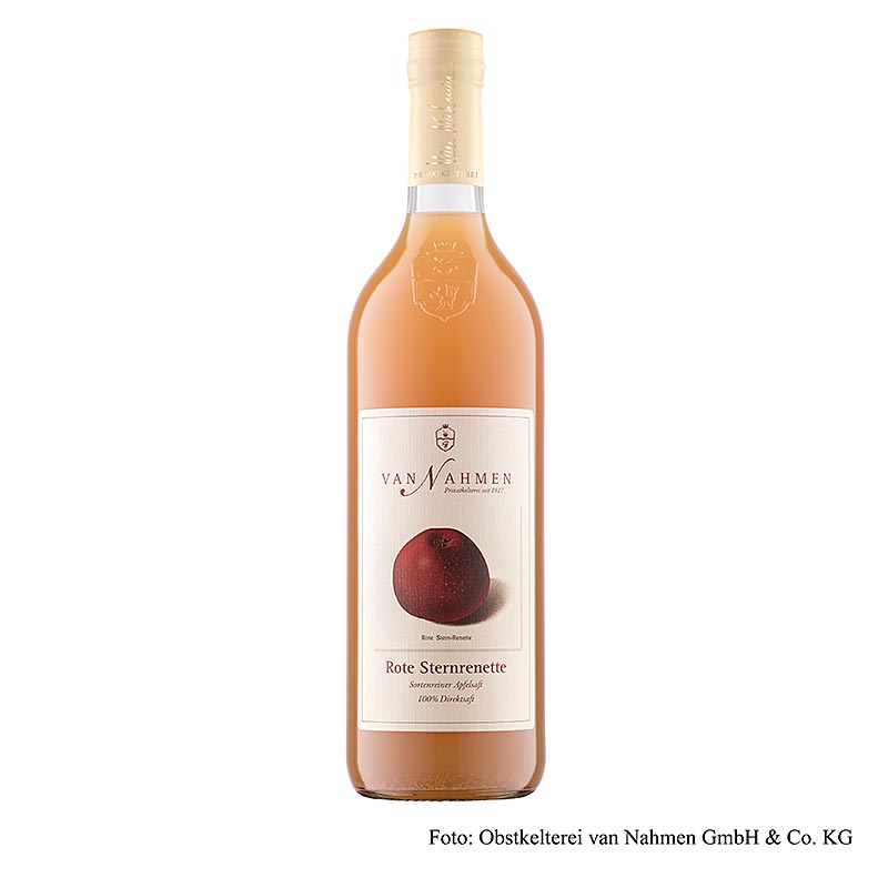 van Nahmen - Sok jablkowy Red Star Renette, sok 100% bezposredni - 750ml - Butelka