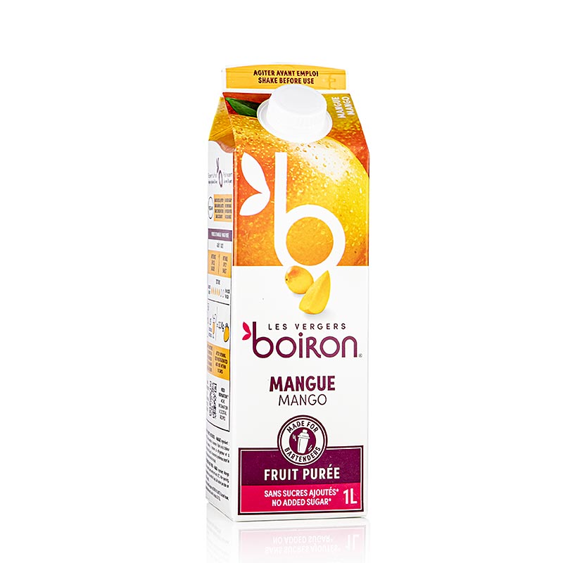 Boiron mangopure, pastoriserad, 100% frukt - 1 liter - Tetra pack