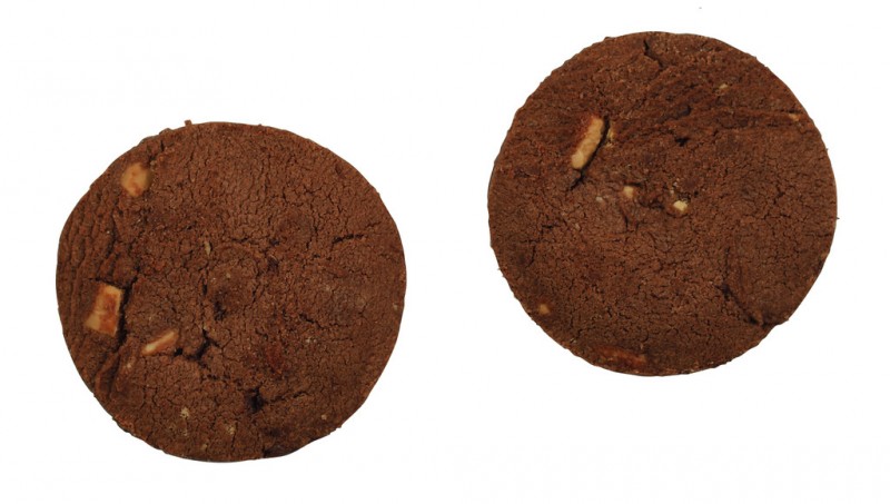 Biscuit med tre typer chokolade, tin, Triple Chocolate Chunk Biscuit, Tin, Cartwright og Butler - 200 g - kan