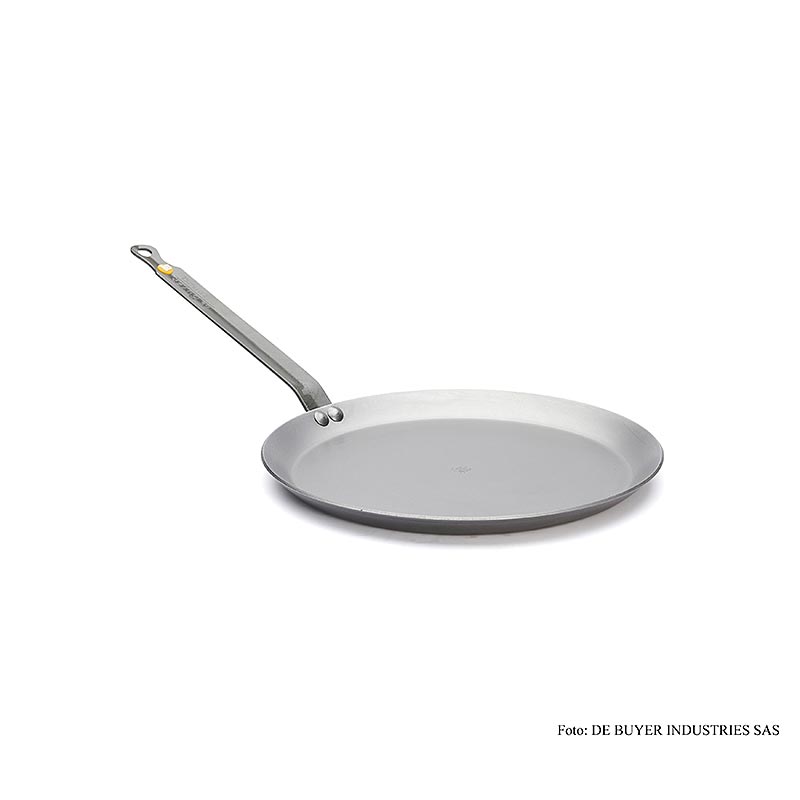 deBUYER Mineral B Element iron pan pancake, Ø 26cm, 1.5cm high - 1 pc - carton