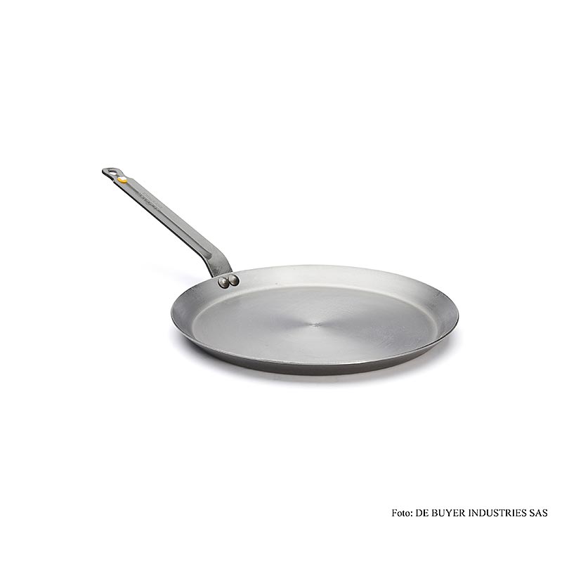 deBUYER Mineral B Element iron pan pancake, Ø 30cm, 2.8cm high - 1 pc - carton