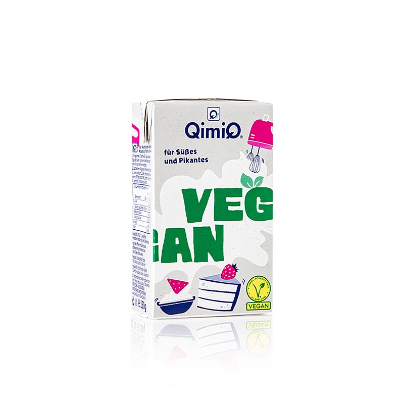 QimiQ VEGANSK visp i Tetra Pak, krembase, vispbar / NATURLIG - 250 g - Tetra Pak