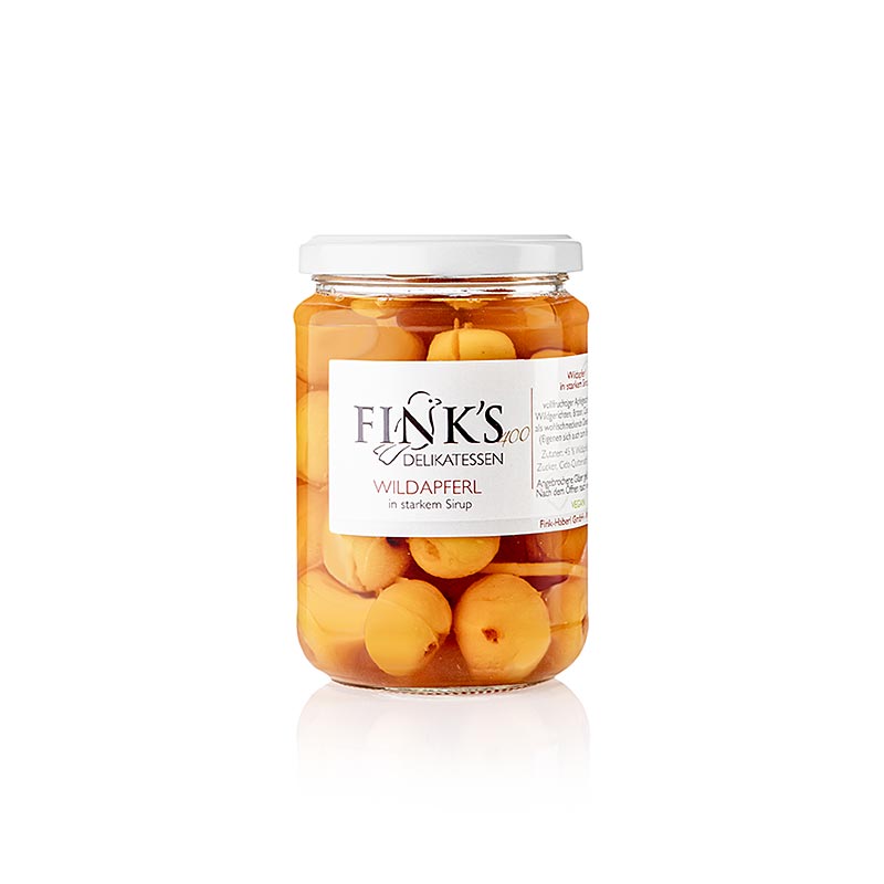 Pomes silvestres en xarop fort, Delicies de Fink (Pomes silvestres) - 375 grams - Vidre