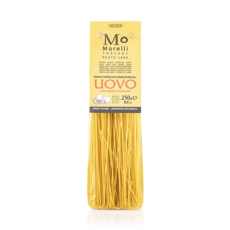 Morelli 1860 Tagliolini al Uovo, med æg og hvedekim - 250 g - taske