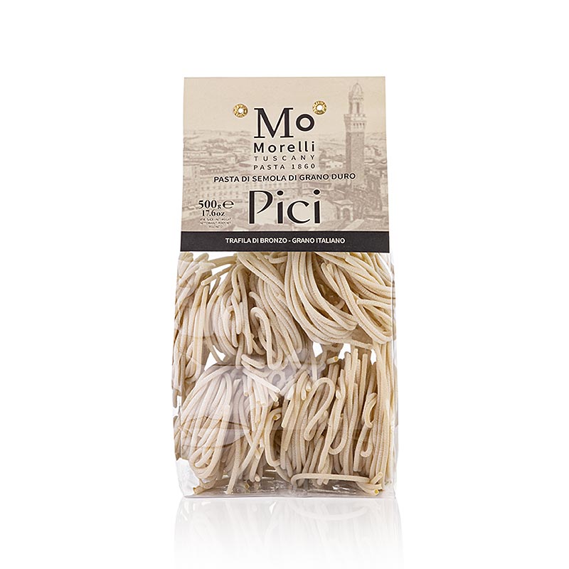 Morelli 1860 Spaghetti Pici, di Toscana, di dalam sarang - 500 gram - tas