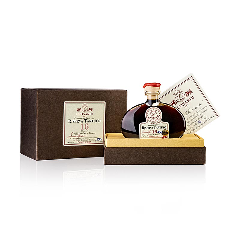 Leonardi - Riserva Condimento al Tartufo, 16 anni G320 - 50 g - Bottiglia