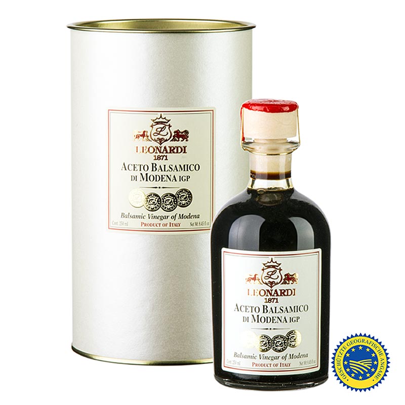 Leonardi - Leonardi Aceto Balsamico di Modena IGP / OFJ, 8 eves G115 - 250 ml - Uveg
