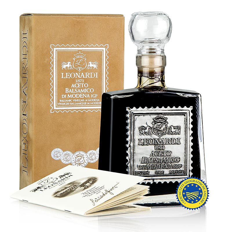 Leonardi - Aceto Balsamico di Modena IGP, Velluto Ocra, 10 godina, C0525 - 250 ml - Boca