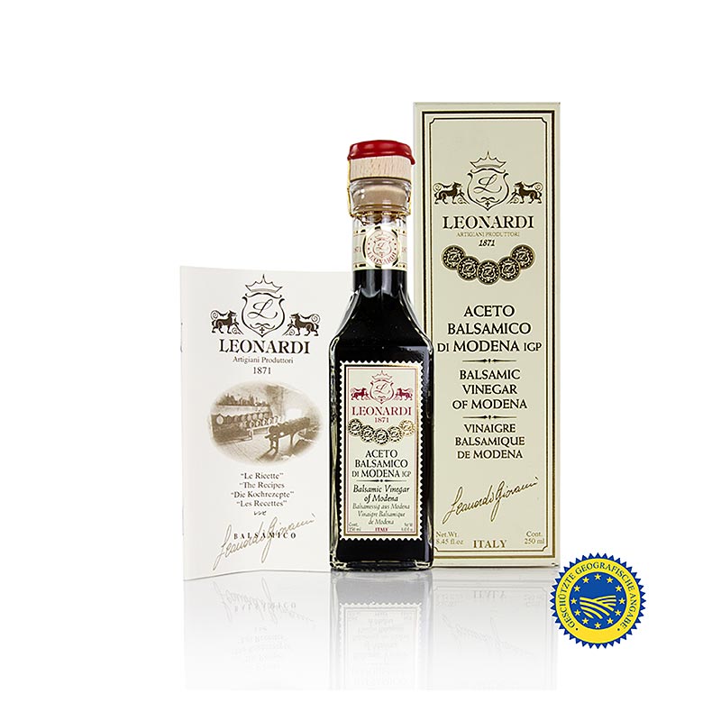 Leonardi - Aceto Balsamico di Modena IGP / PGI, Francobollo, 10 yil L194 - 250 ml - Sise