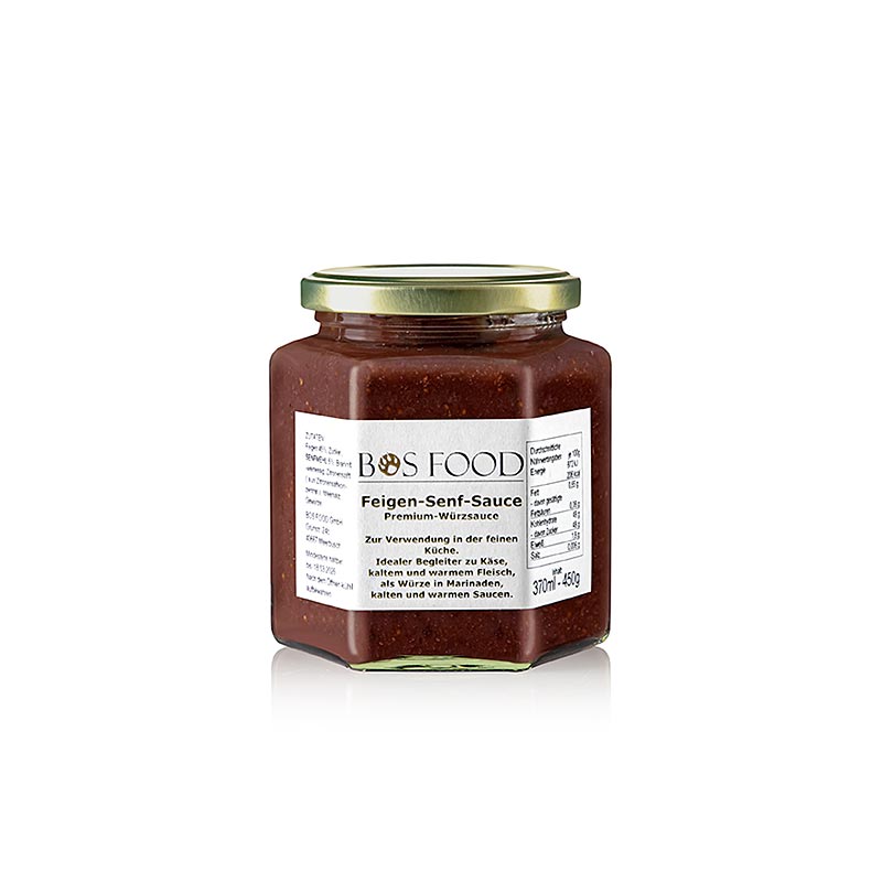 Fuge-mustarmartas, sajat kreaciom voros fugevel - 370 ml - Uveg