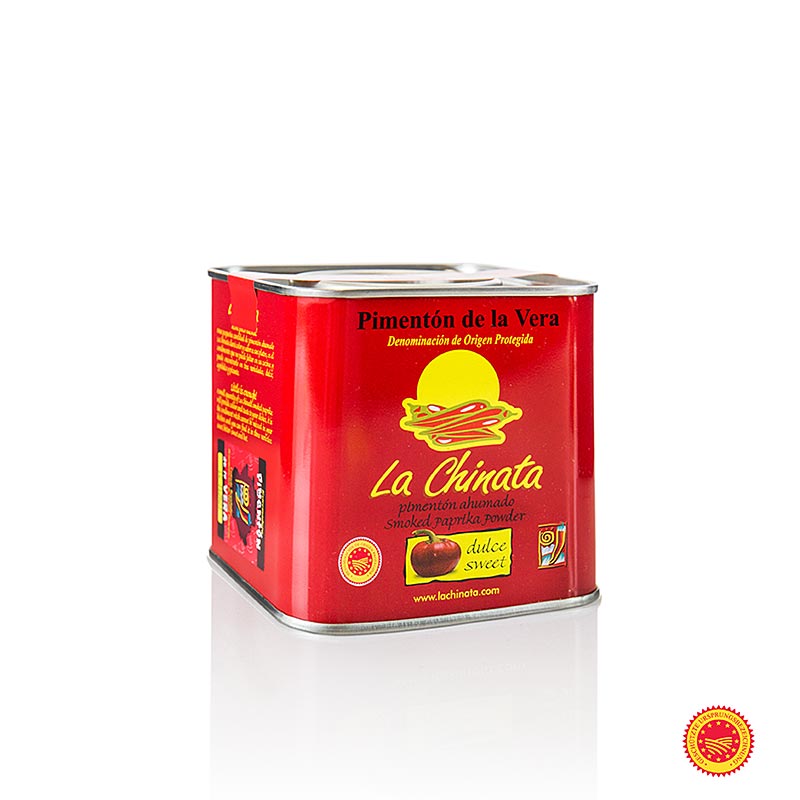 Paprika - Pimenton de la Vera DOP, røget, sød, la Chinata - 160 g - kan