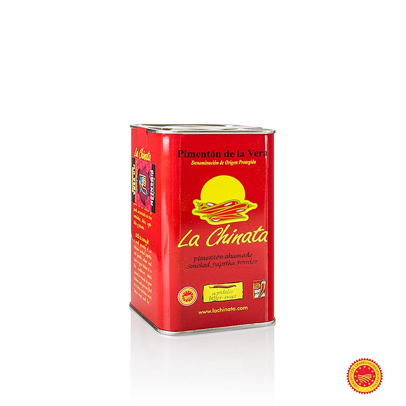 Paprika - Pimenton de la Vera DOP, smoked, spicy, la Chinata - 750 g - can