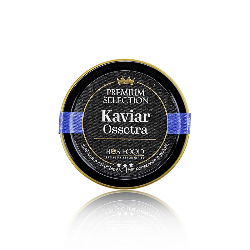 Selecao de caviar Ossetra (Acipenser gueldenstaedtii) - 50g - pode