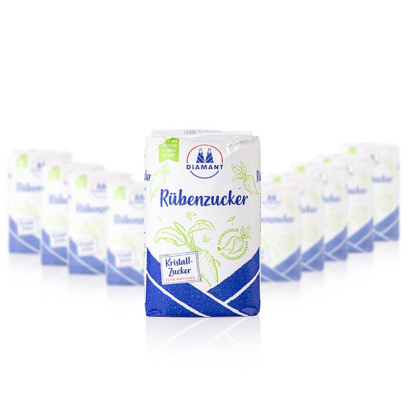 Hienostunut sokeri - 10kg, 10x1kg - Paperi