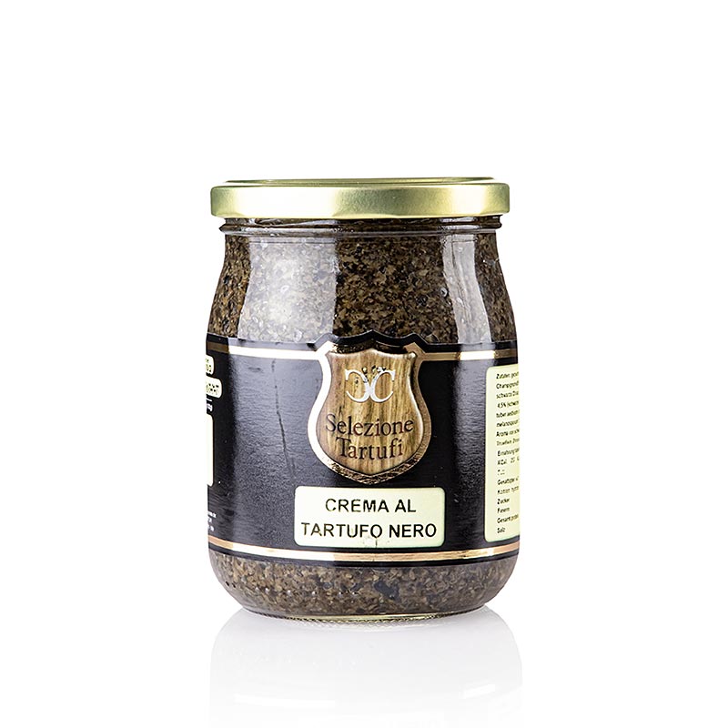 Saus truffle, dengan truffle musim panas dan musim dingin, serta zaitun. - 500 gram - Kaca