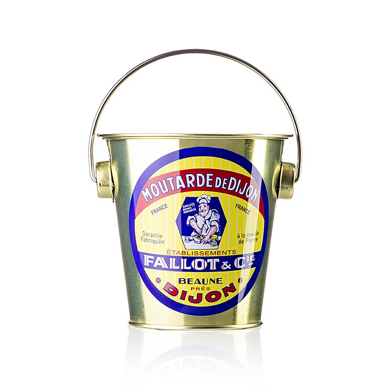 Fallot - Moutarde de Dijon, fine et piquante, verre en seau - 420 ml - baquet
