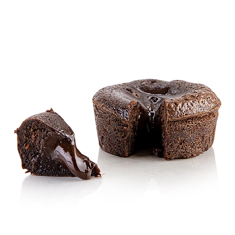 Fondant Chocolat - cokoladove sufle s tekutym jadrem, Delifrance - 2,43 kg, 27 x 90 g - Lepenka