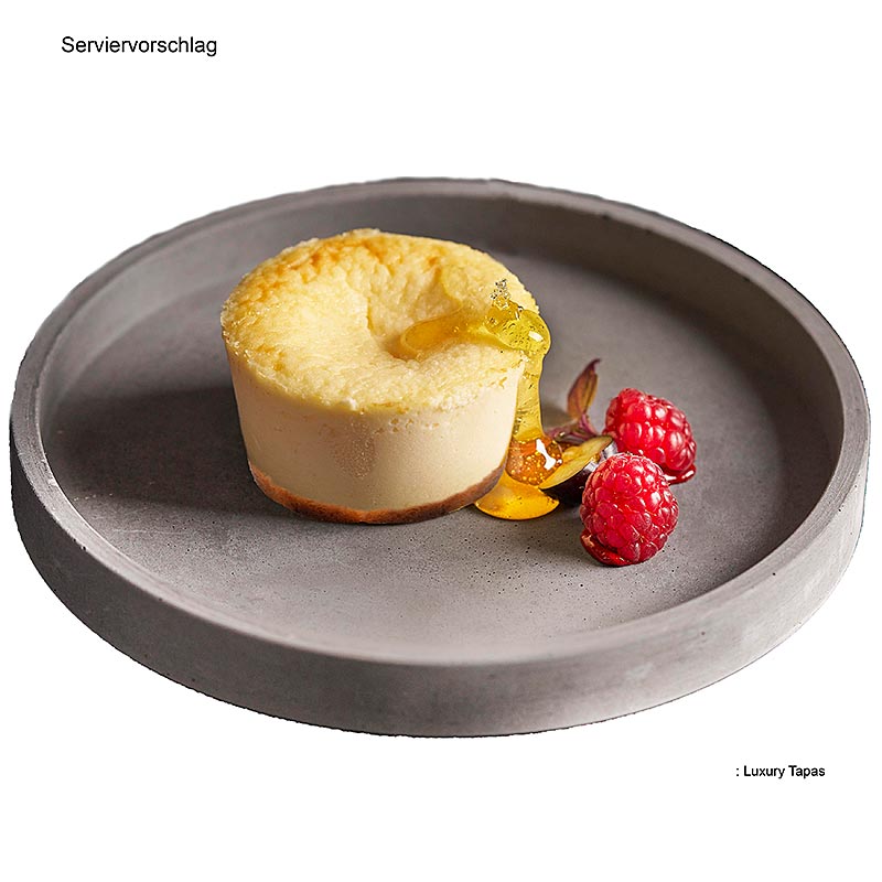 Cheesecake San Sebastian, 16 fatias de 100g cada, Tapas de Luxo - 1,6 kg, 16 x 100 g - Cartao