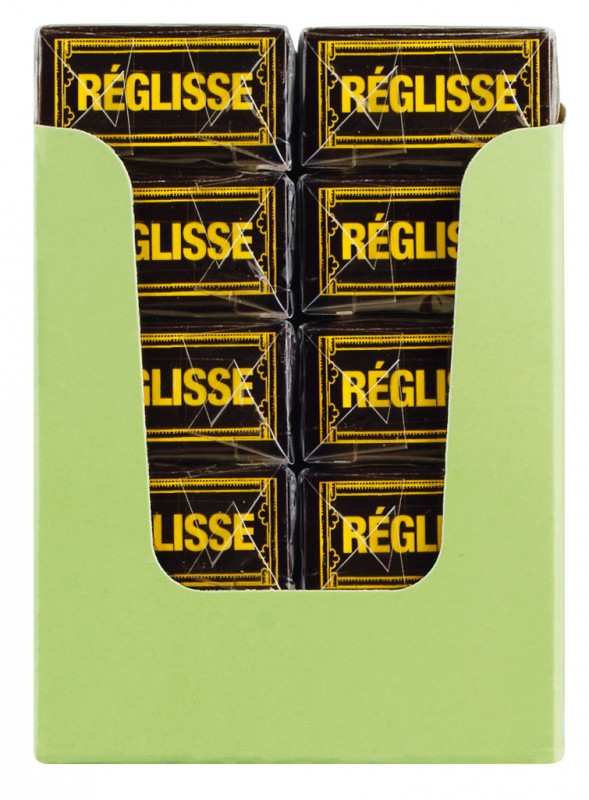Les petits anis Reglisse, licorice dragees, display, Les Anis de Flavigny - 10x18g - display
