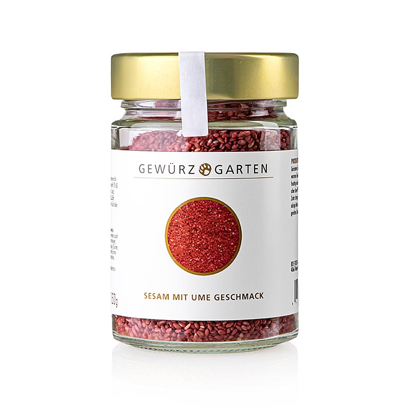 Jardi d`especies - Llavors de sesam torrades, sabor d`ume (umeboshi / pruna) - 150 g - Vidre