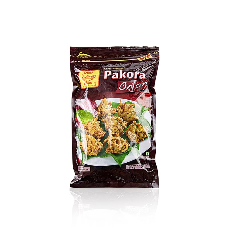 Pakora met ui, Indiase deegsnack, gefrituurd - 283 g - tas