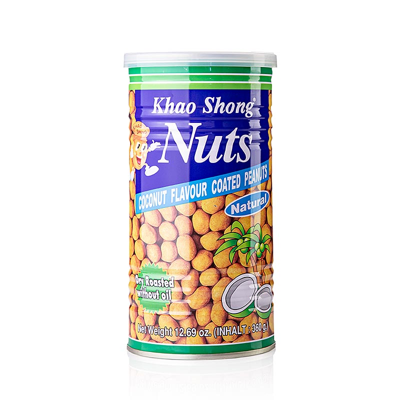 Cracker Coconut Flavor, peanuts in a coconut coating - 360g - can