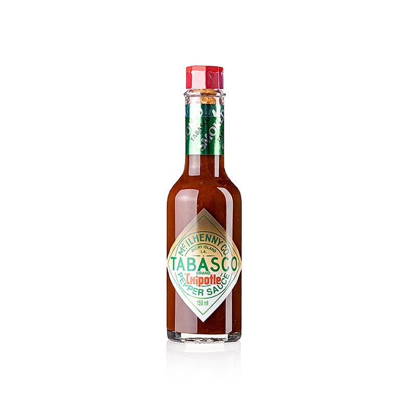 Chipotle Tabasco, aux jalapenos fumés, épicé, McIlhenny - 150 ml - Bouteille