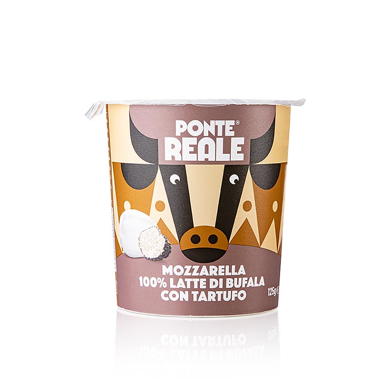 Mocarela bizona sa tartufima, Ponte Reale - 300g - Doza PE