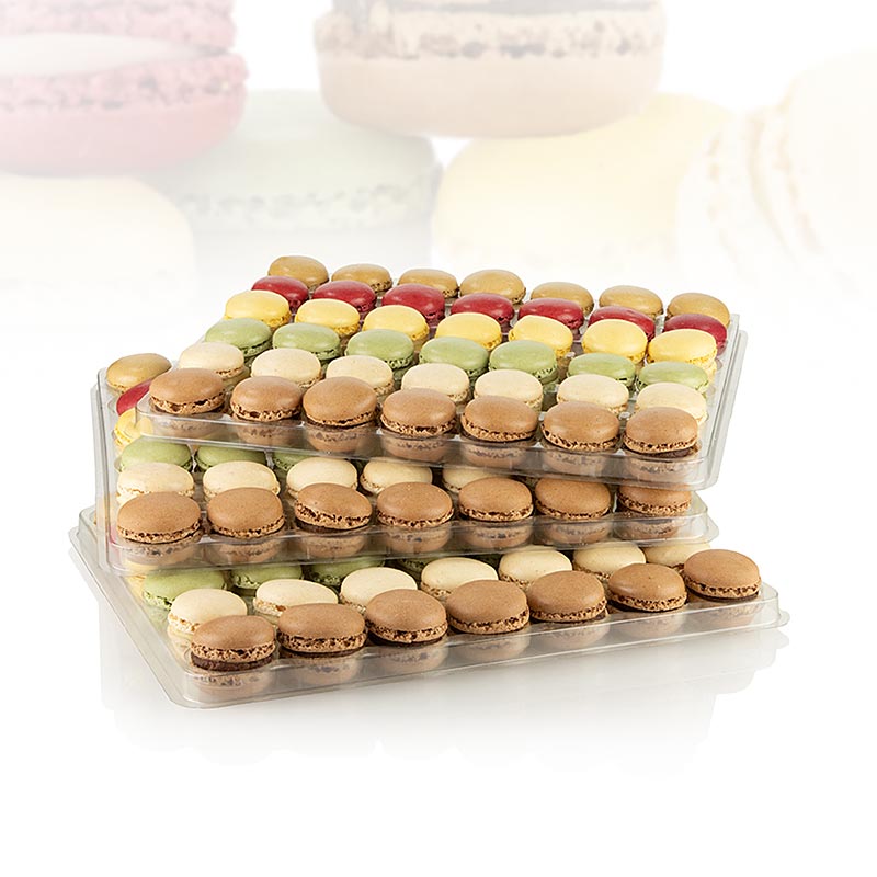 Amarella MINI Macarons Mix, 6 soorten - 756 g, 126 stuks - Karton