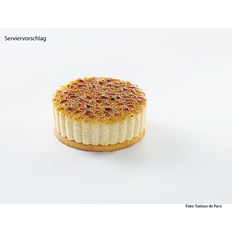 Embelsirat Creme Brulee, pa kore sheqeri, Traiteur de Paris - 1.8 kg, 20 cope - Karton