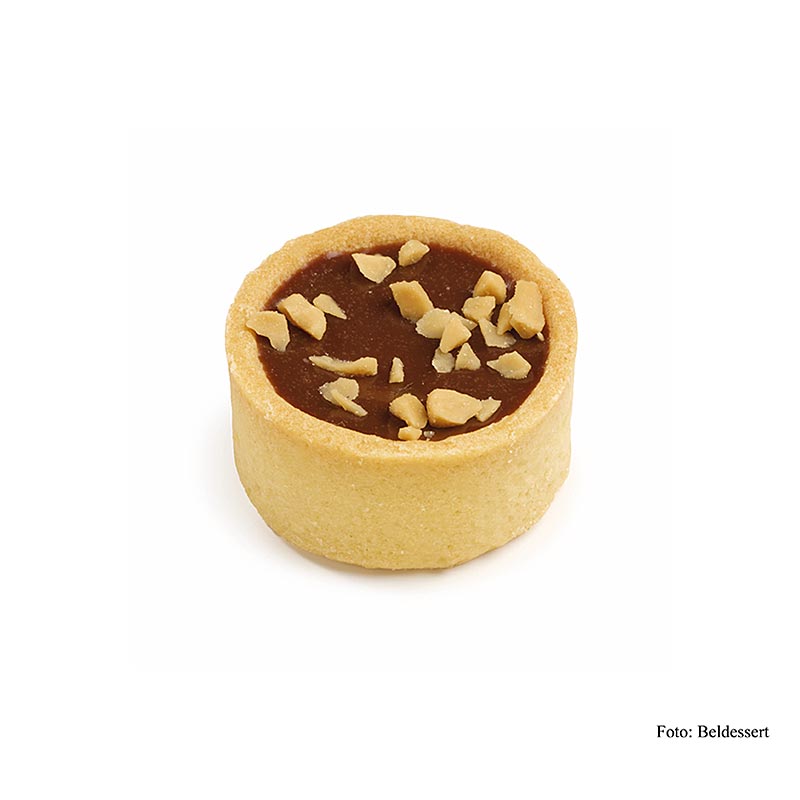 Tortine da dessert con ripieno di caramello salato - 960 g, 48 pezzi - Cartone